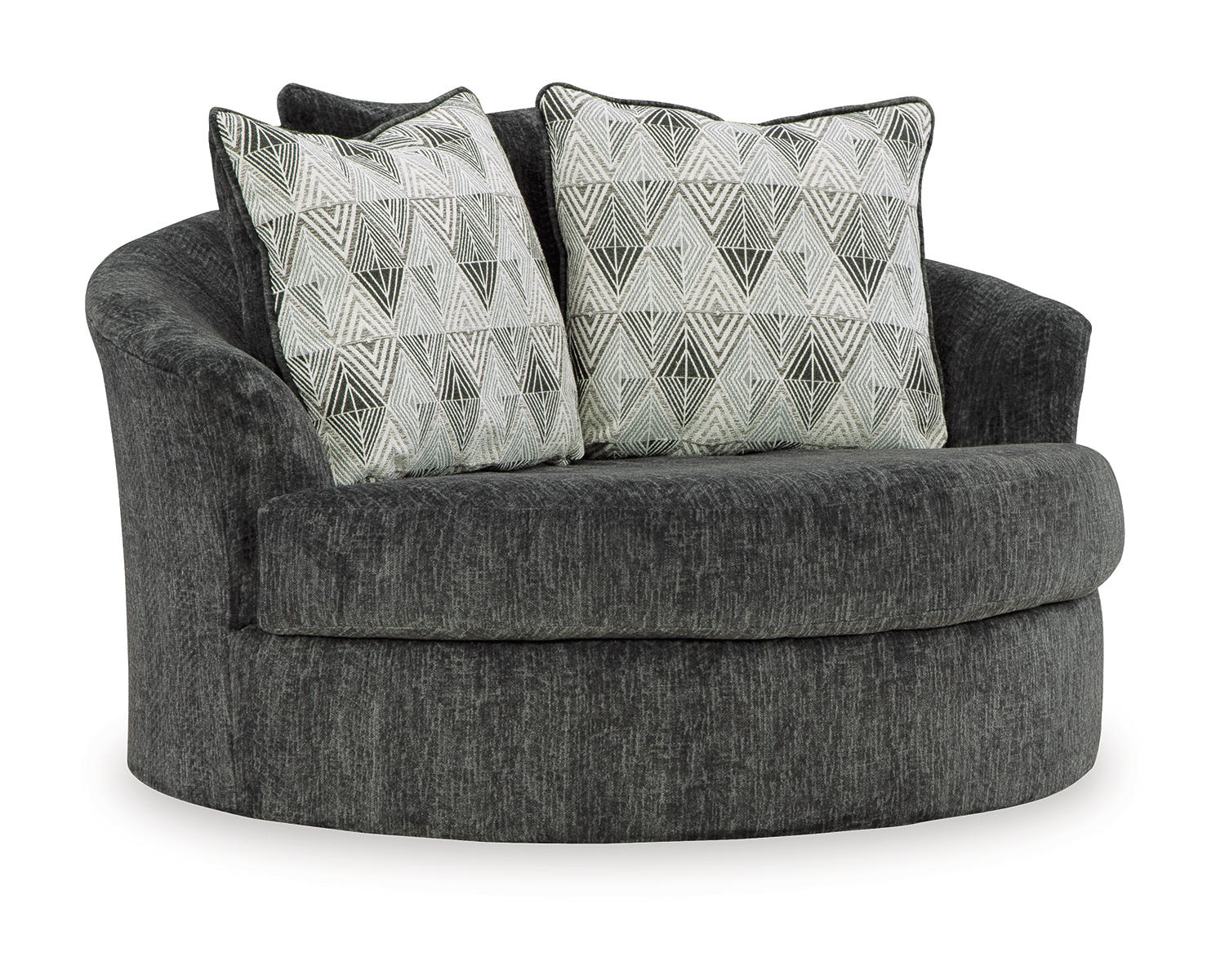 Biddeford 2-Piece Sectional and Oversized Swivel Accent Chair