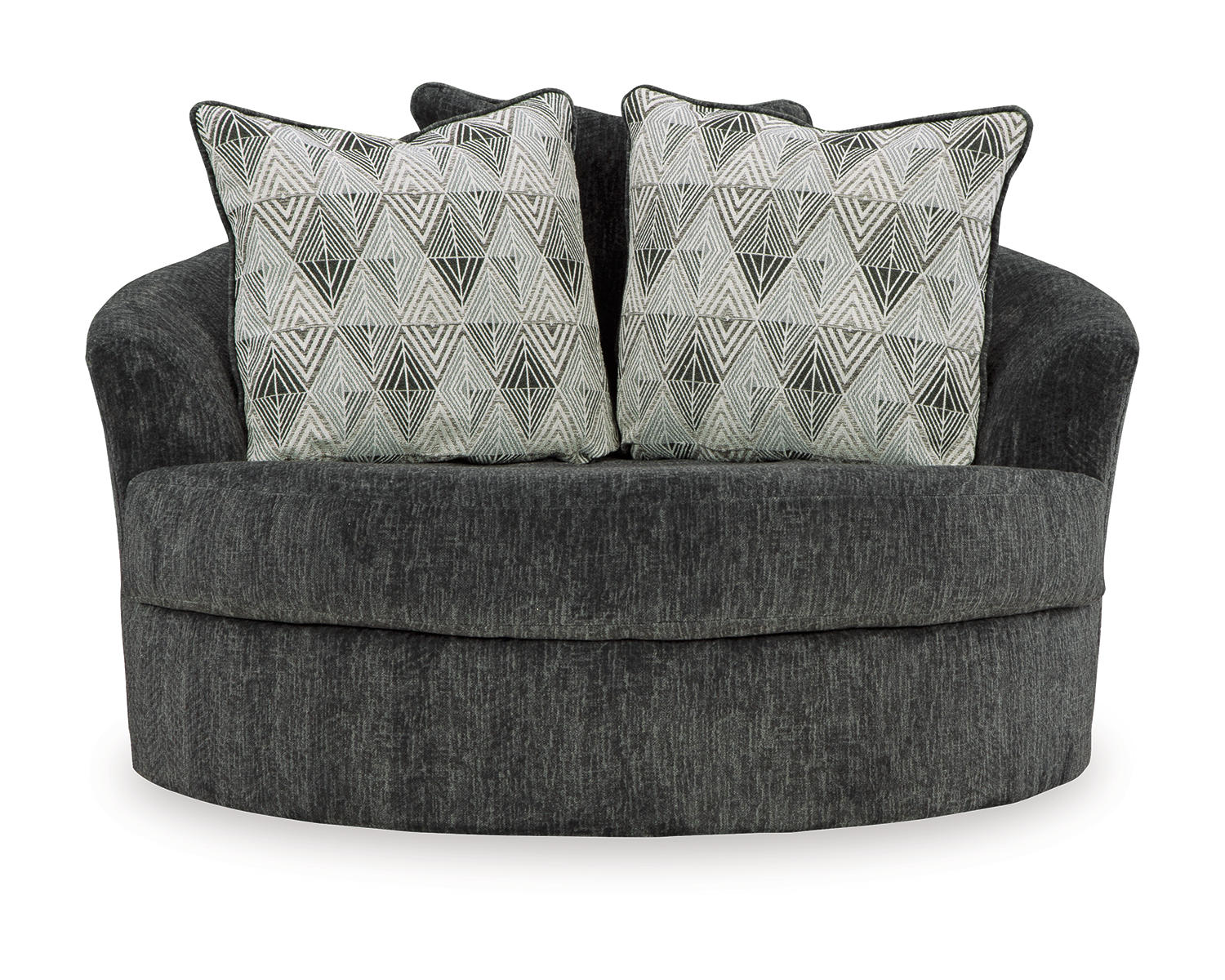 Biddeford 2-Piece Sectional and Oversized Swivel Accent Chair