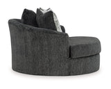 Biddeford Oversized Swivel Accent Chair