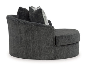 Biddeford Oversized Swivel Accent Chair