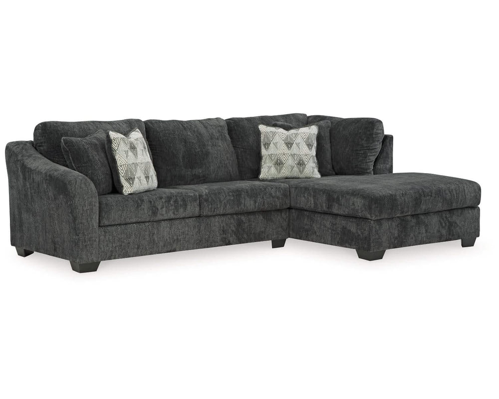 Sofá cama seccional de dos piezas Biddeford con chaise longue