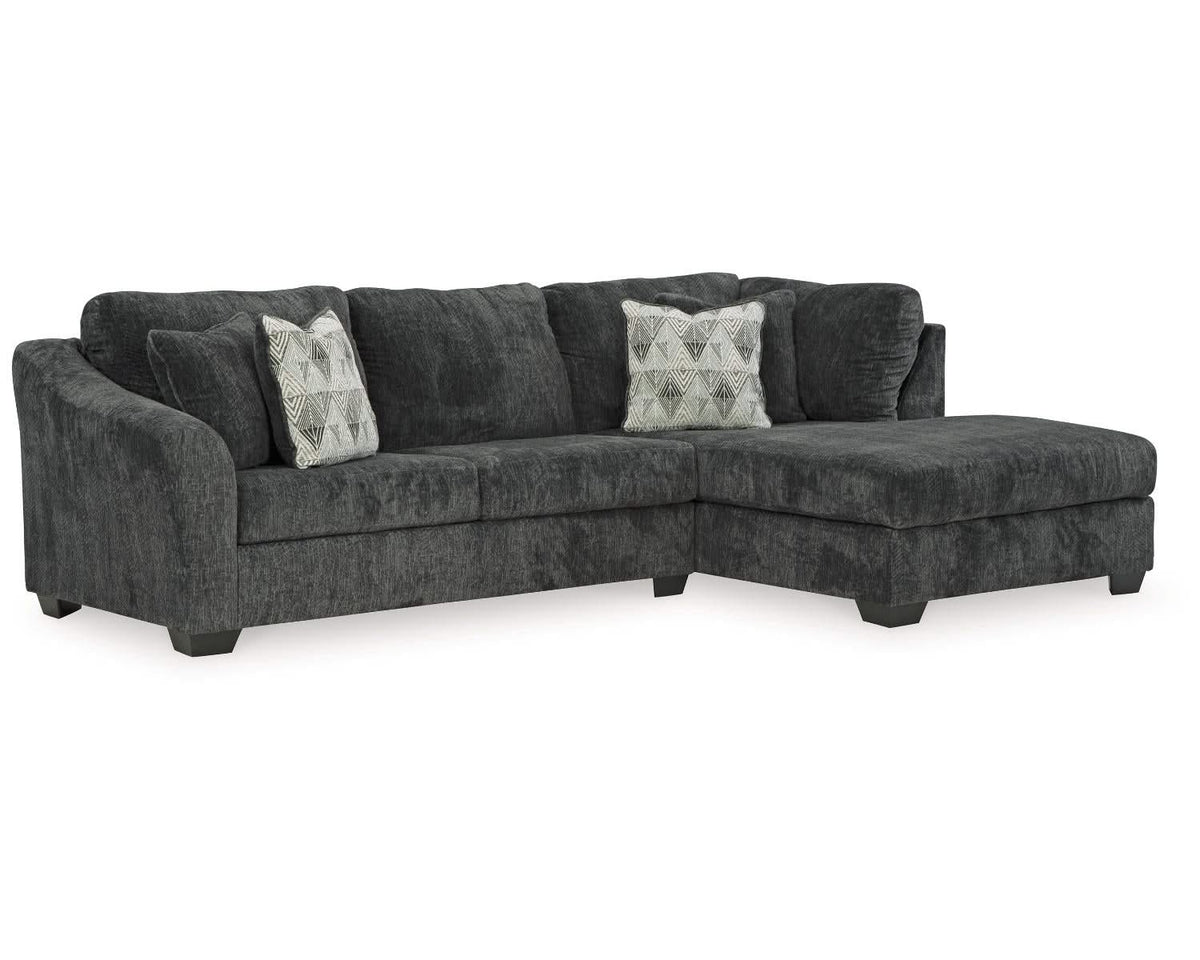 Sofá cama seccional de dos piezas Biddeford con chaise longue