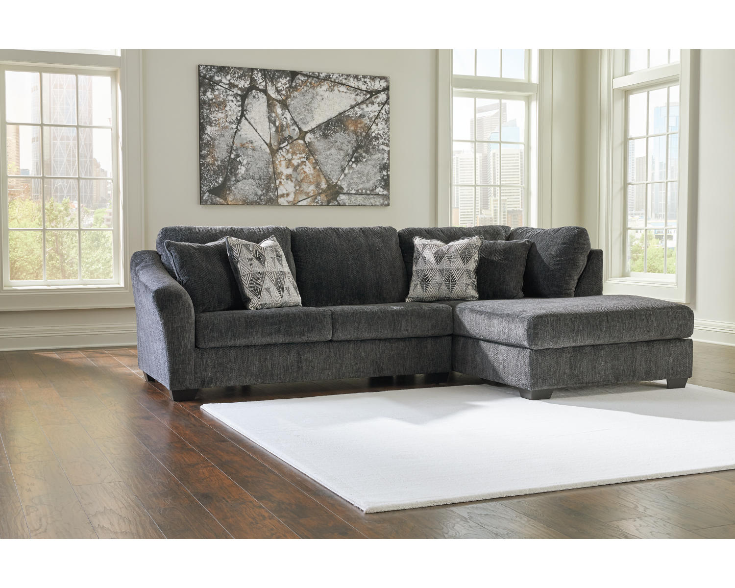 Biddeford 2-Piece Sleeper Sectional with Chaise