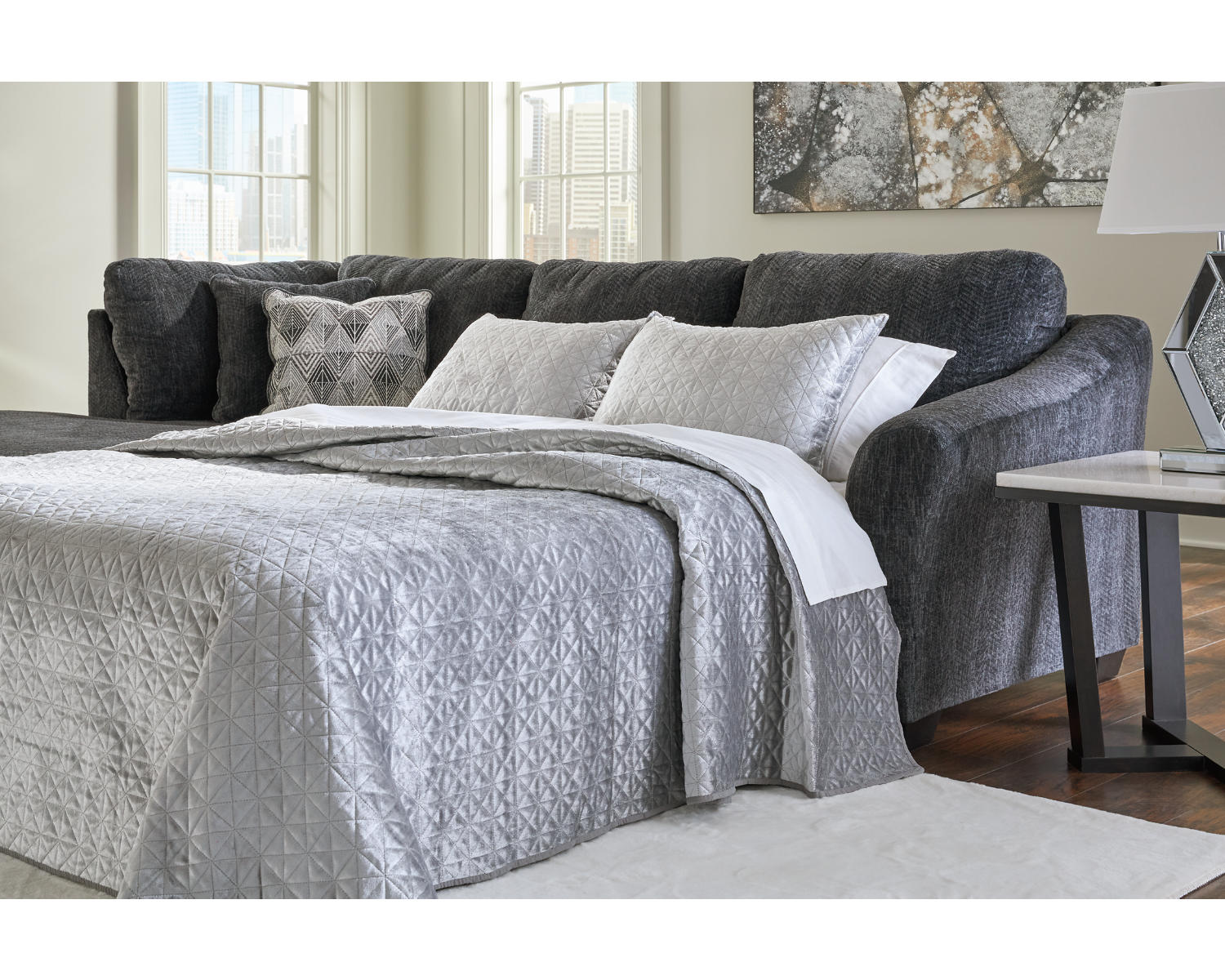 Biddeford Right-Arm Facing Full Sofa Sleeper