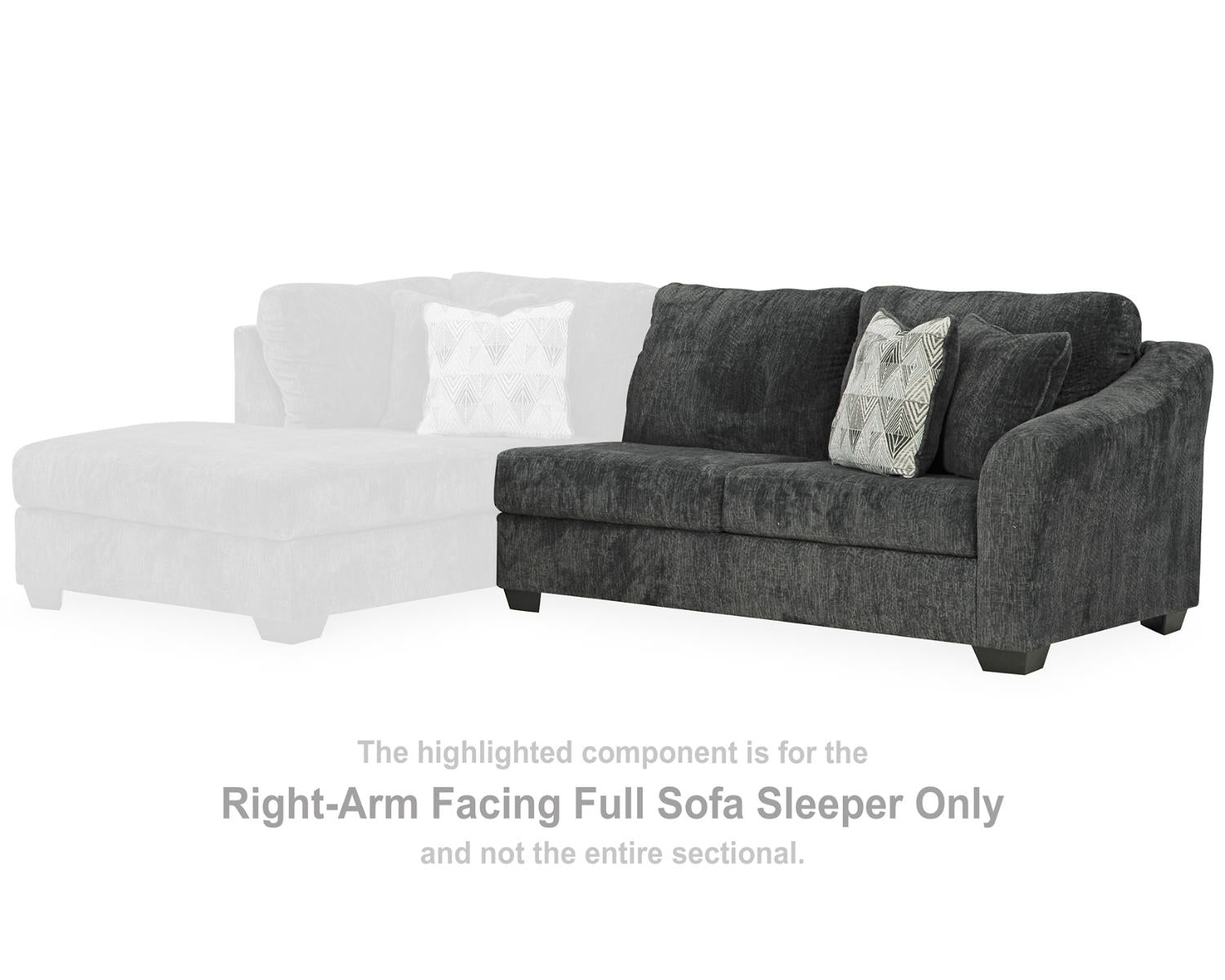 Biddeford Right-Arm Facing Full Sofa Sleeper