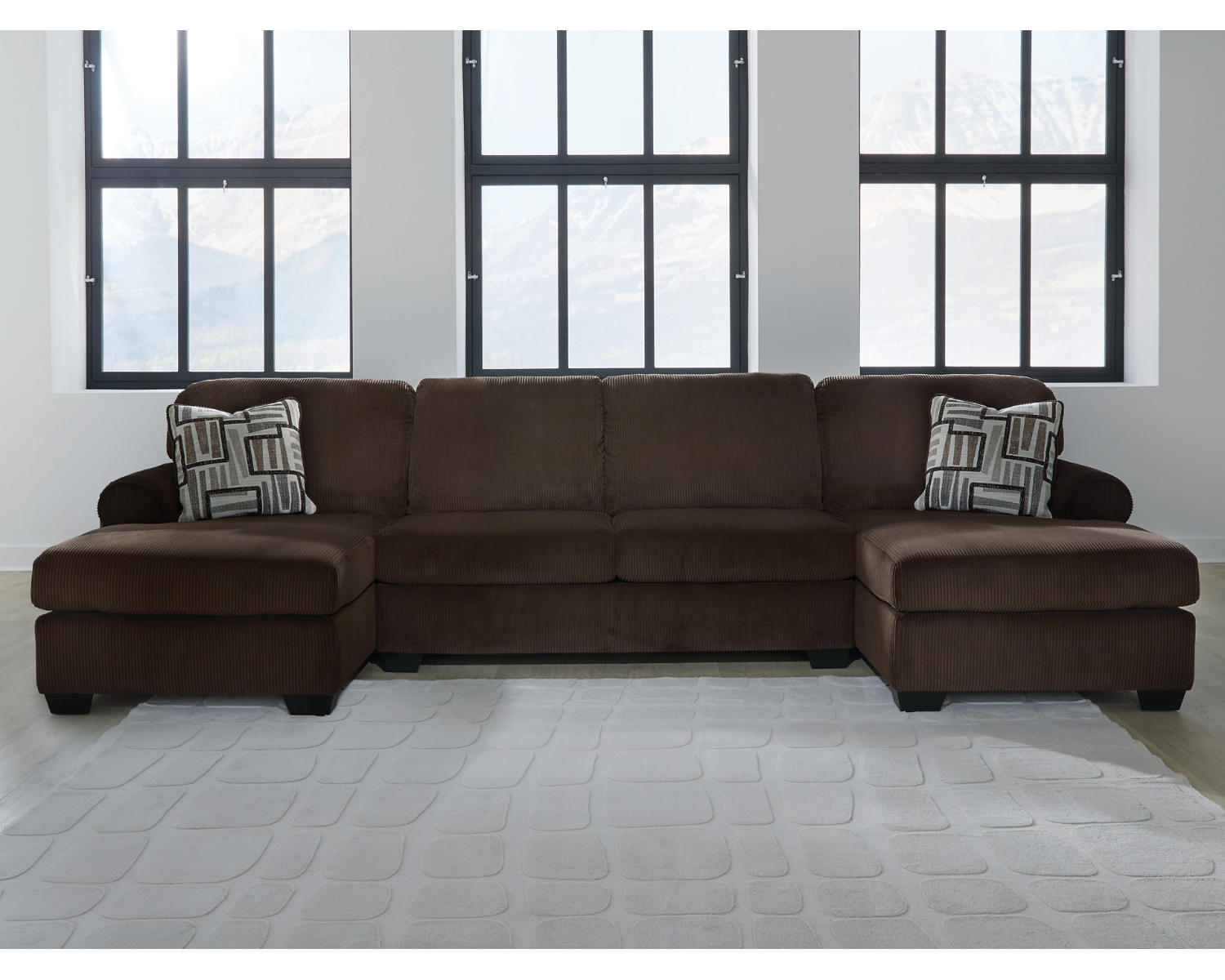 Kimlee 3-Piece Sectional with Double Chaise