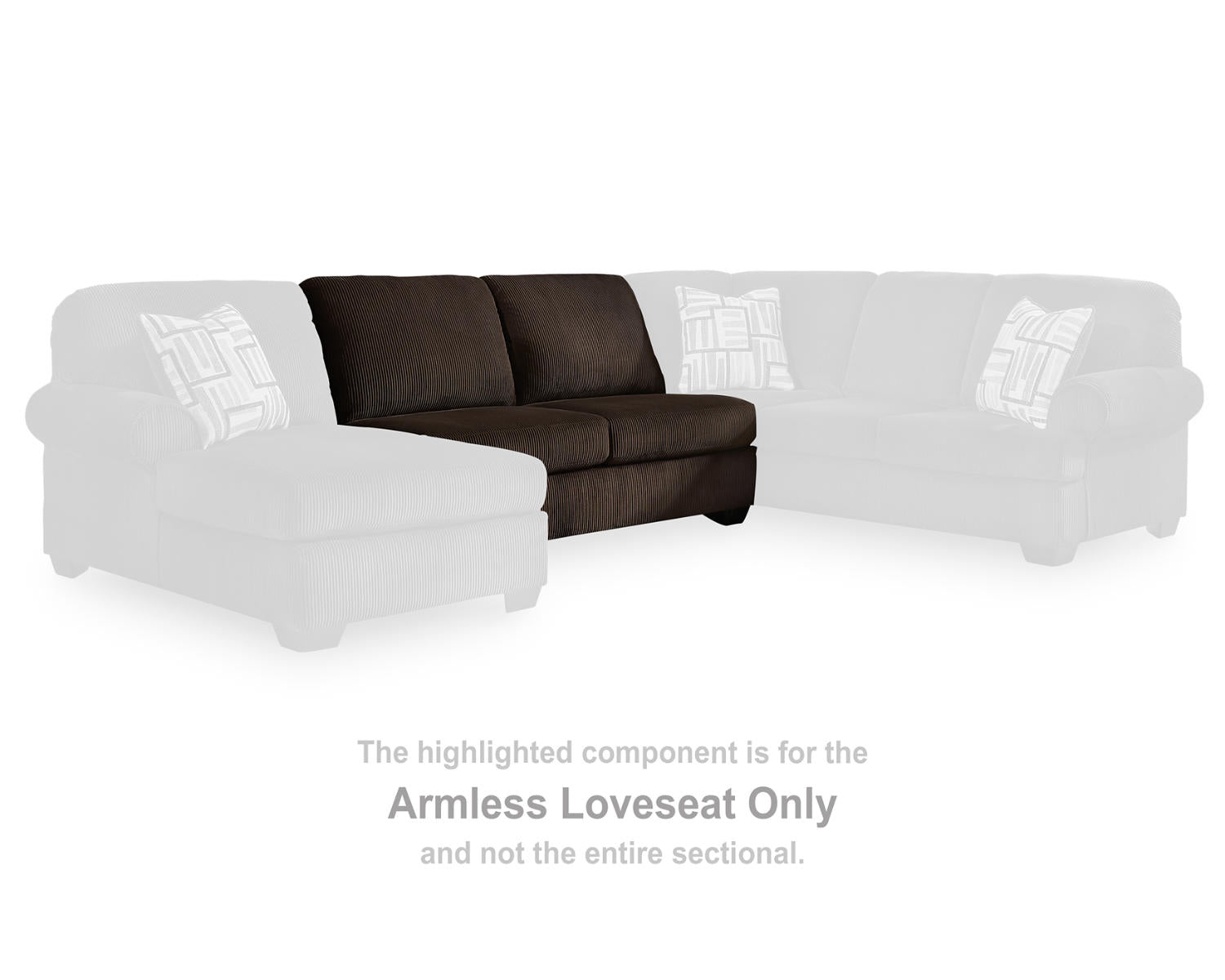 Kimlee Armless Loveseat