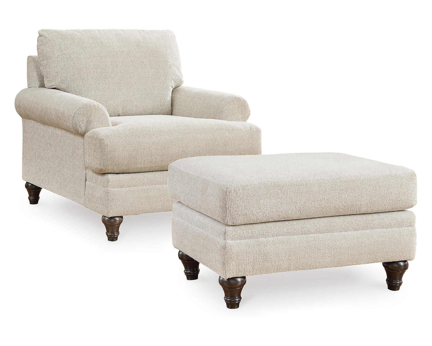 Valerani Chair and Ottoman