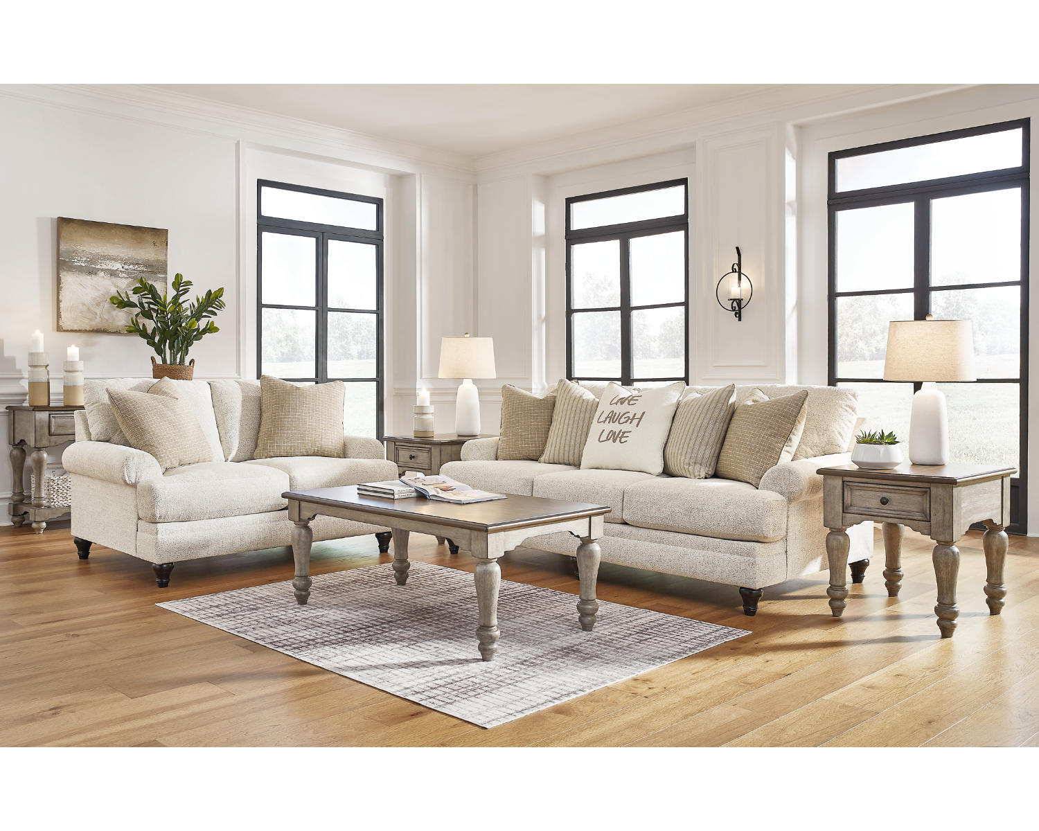 Valerani Sofa and Loveseat