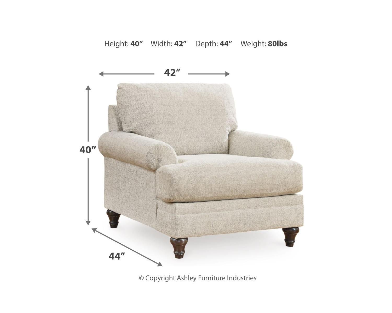 Valerani Chair and Ottoman