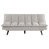 Sofá cama convertible capitoné tapizado Laredo gris claro