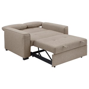 Sofá cama convertible tapizado Edith beige