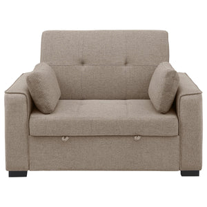 Sofá cama convertible tapizado Edith beige