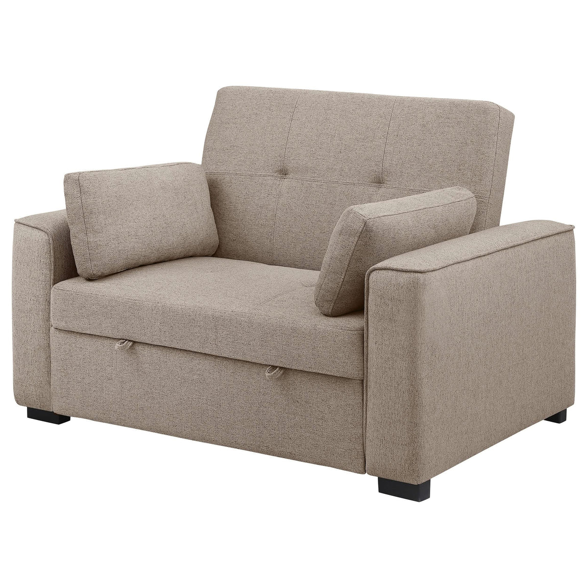 Sofá cama convertible tapizado Edith beige