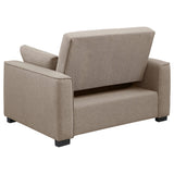 Sofá cama convertible tapizado Edith beige