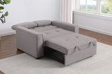 Sofá cama convertible tapizado Edith gris
