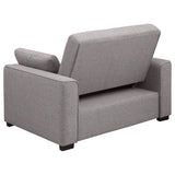 Sofá cama convertible tapizado Edith gris