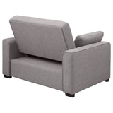 Sofá cama convertible tapizado Edith gris