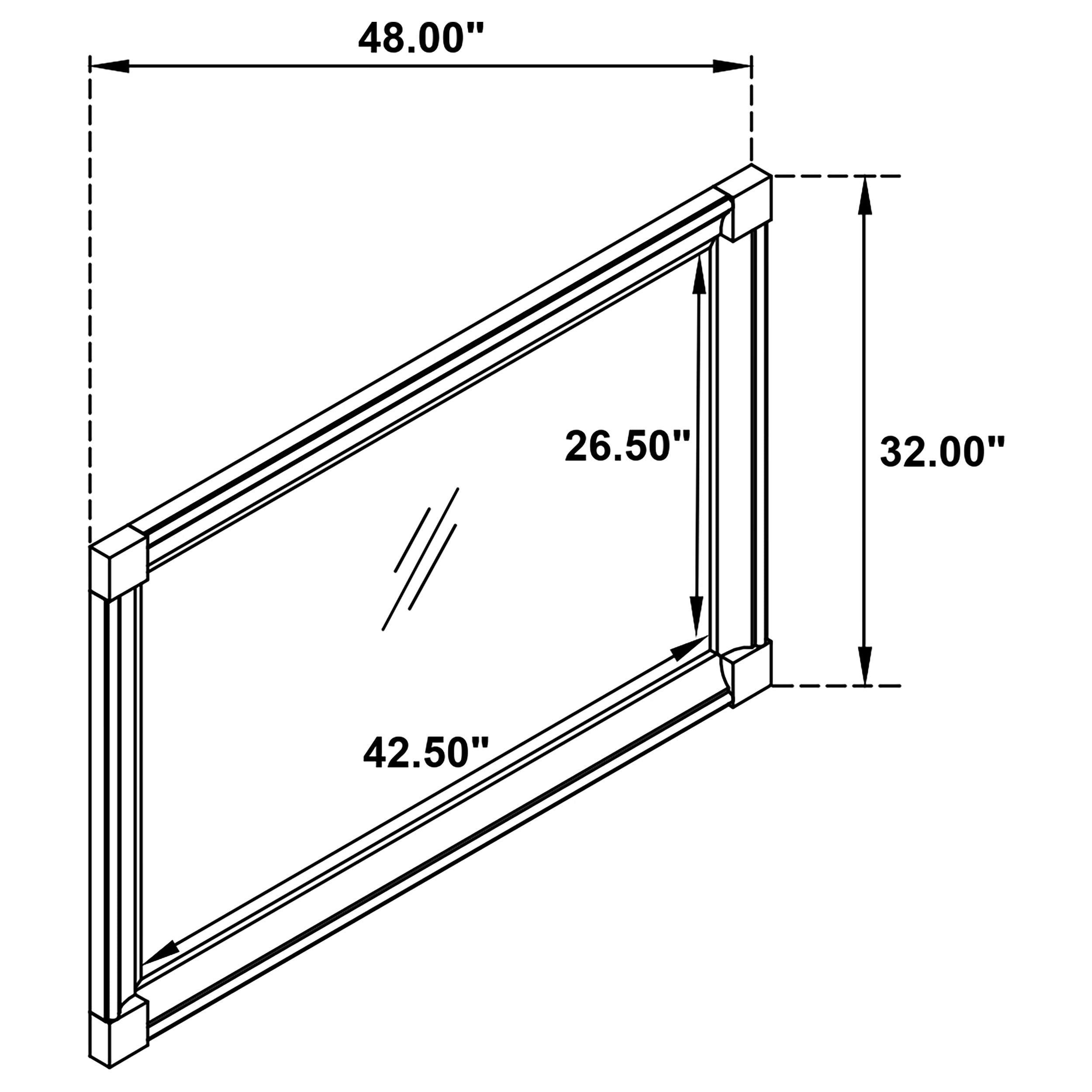 Devon 4-piece Full Bedroom Set Wine Red and Dark Oak