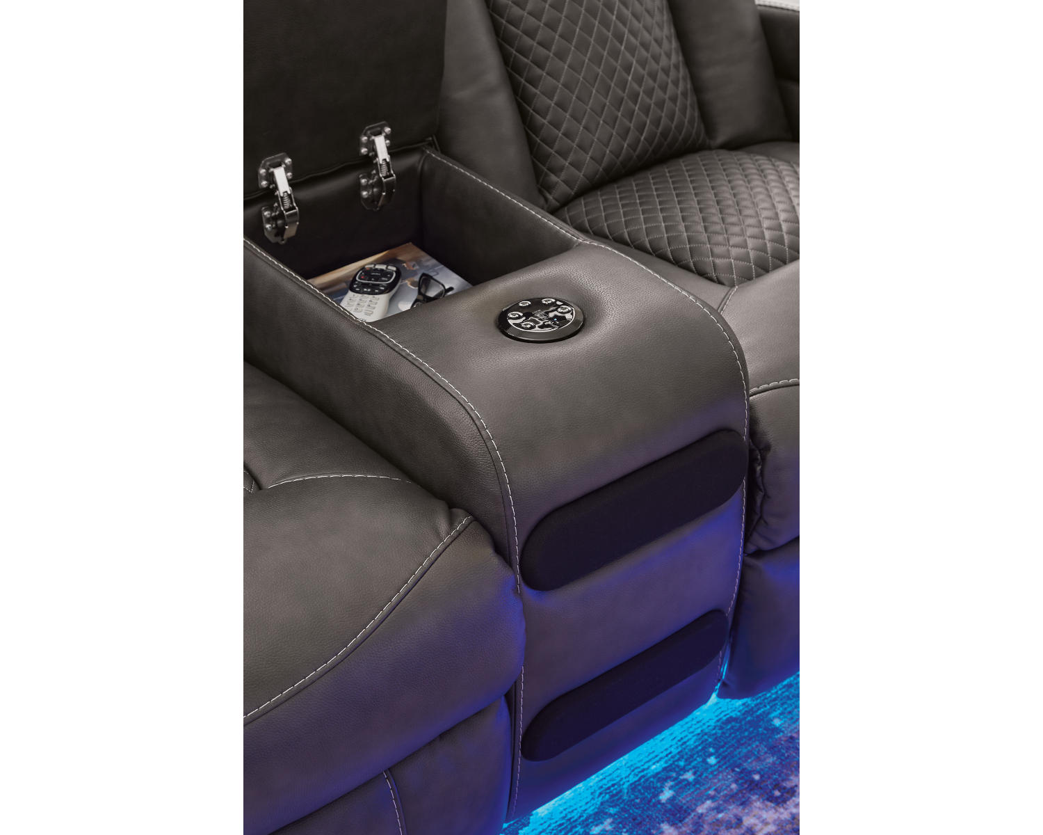 Fyne-Dyme Power Reclining Sofa and Loveseat