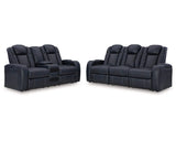 Fyne-Dyme Power Reclining Sofa and Loveseat