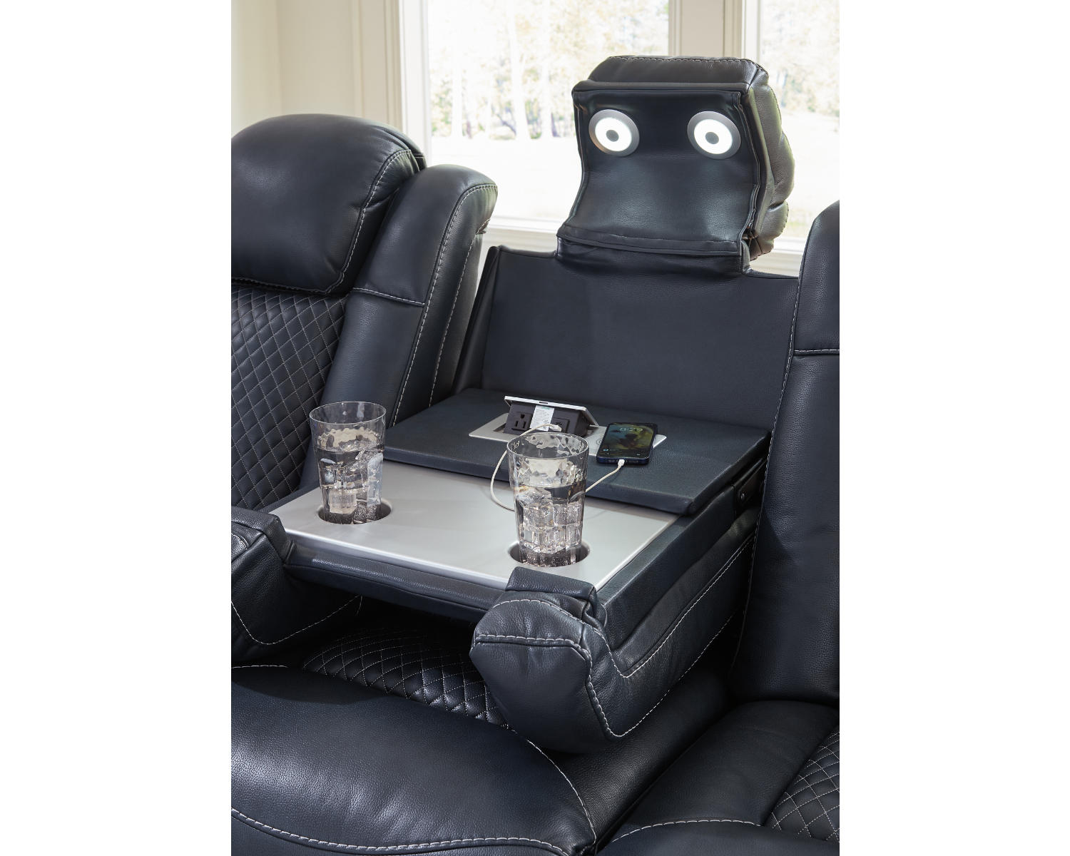 Fyne-Dyme Power Reclining Sofa and Loveseat