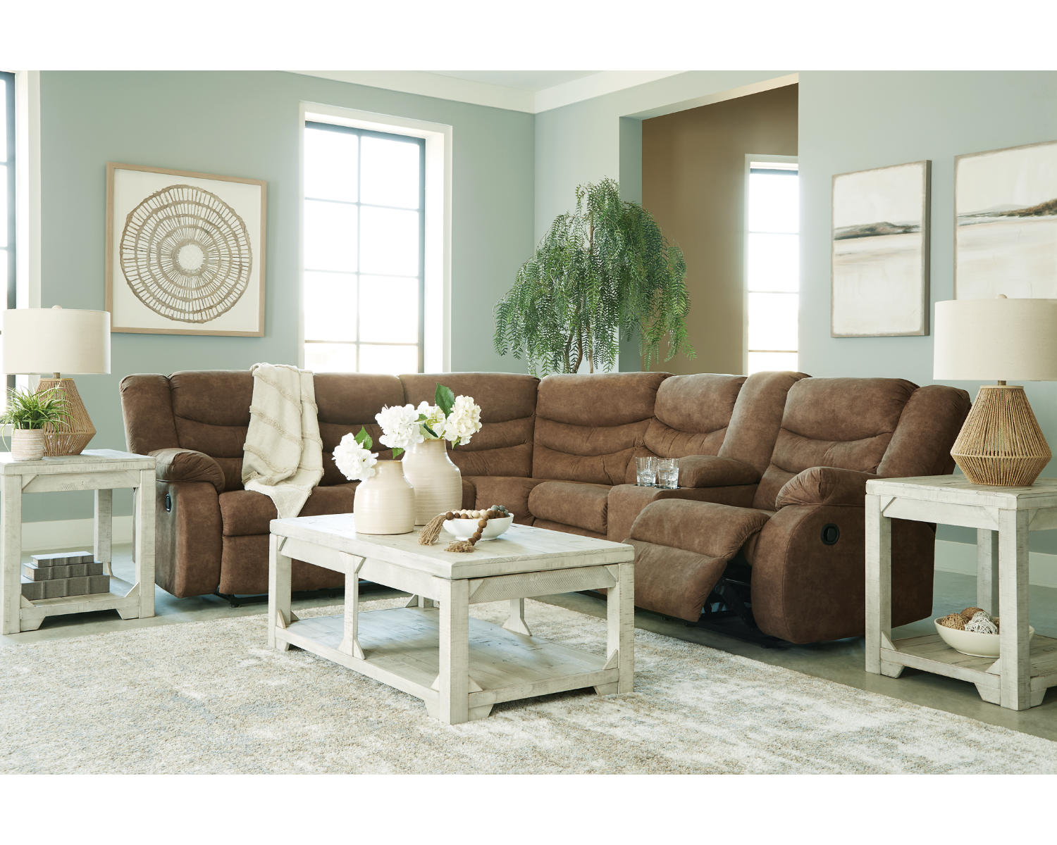 Partymate 2-Piece Reclining Sectional