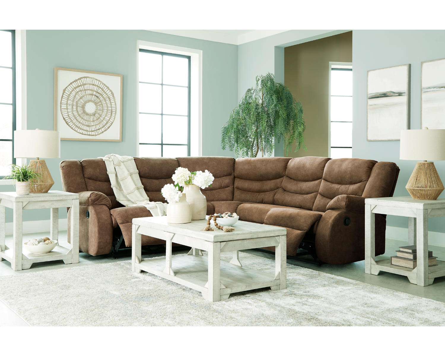 Partymate 2-Piece Reclining Sectional