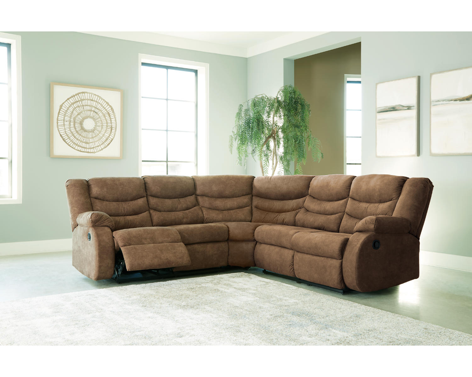 Partymate 2-Piece Reclining Sectional