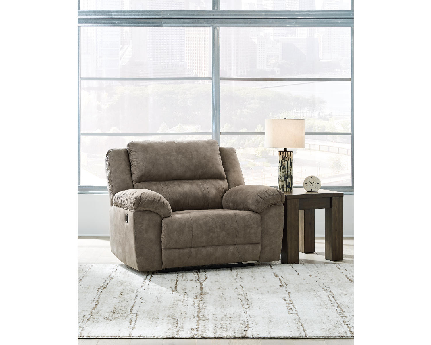 Laresview Reclining Loveseat and Oversized Recliner