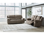 Laresview Reclining Sofa and Loveseat