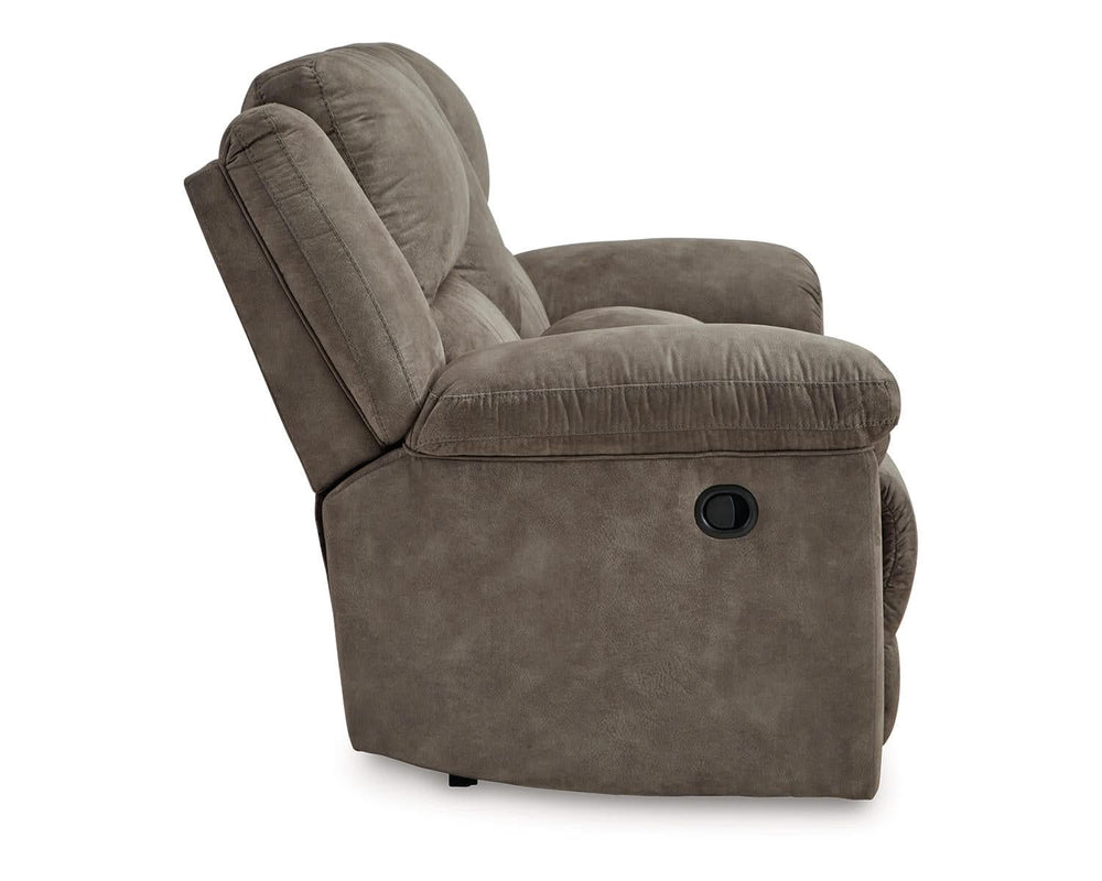 Loveseat reclinable Laresview con consola