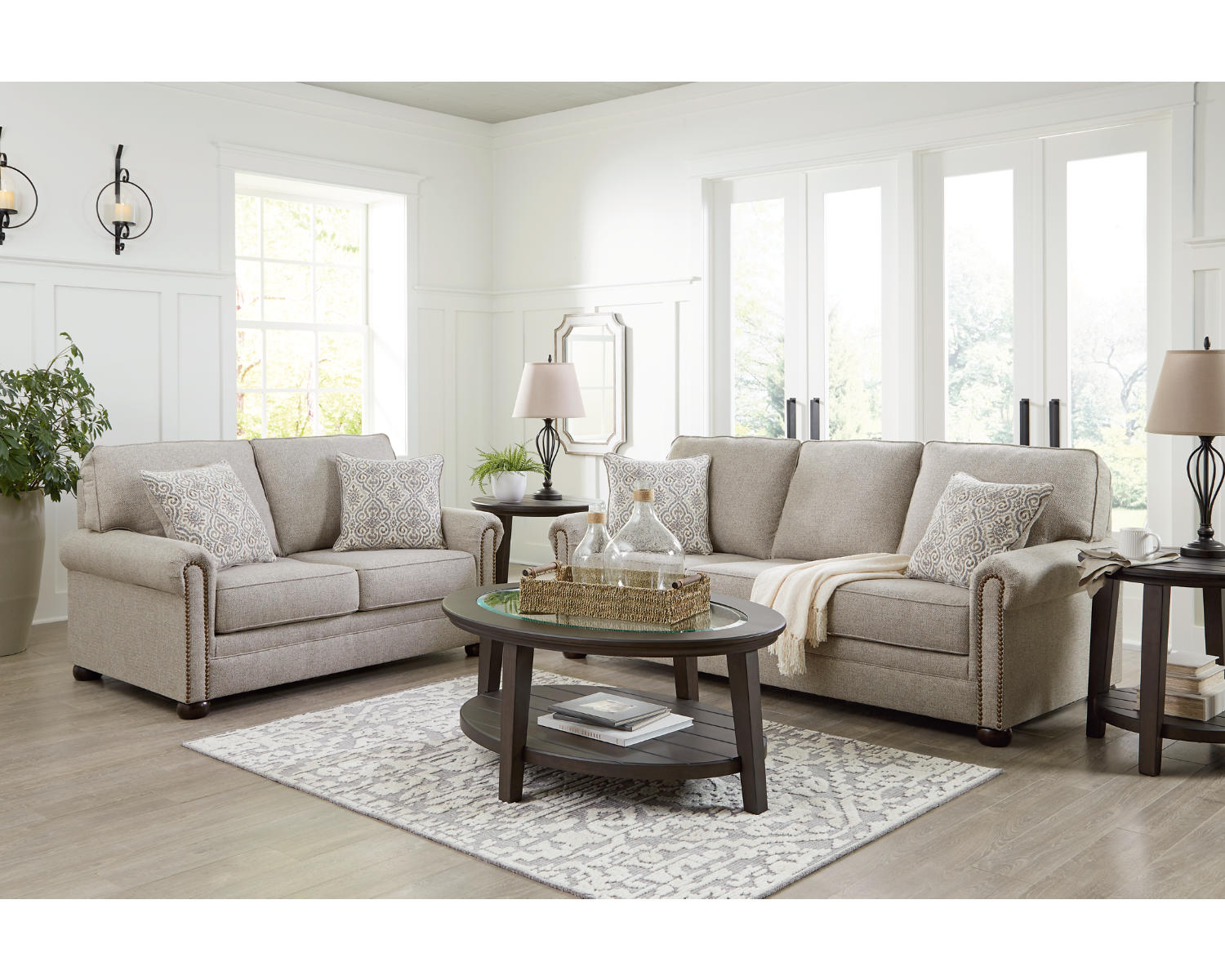 Gaelon Sofa and Loveseat