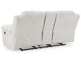 Loveseat reclinable Frohn con consola