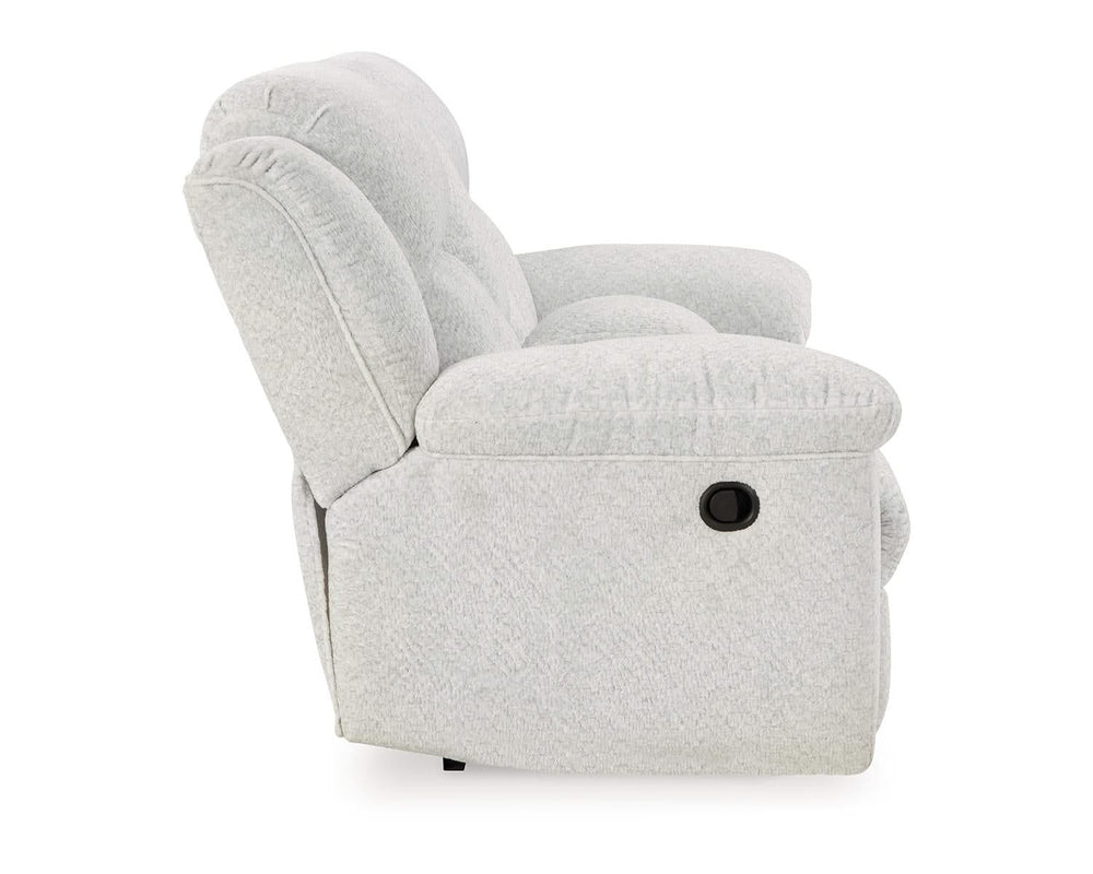 Loveseat reclinable Frohn con consola