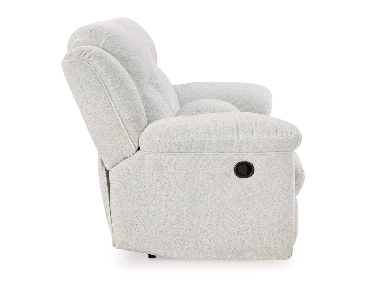 Loveseat reclinable Frohn con consola
