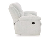 Loveseat reclinable Frohn con consola