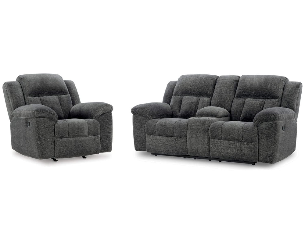 Loveseat reclinable y sillón reclinable Frohn