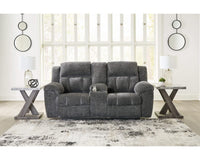 Loveseat reclinable Frohn con consola