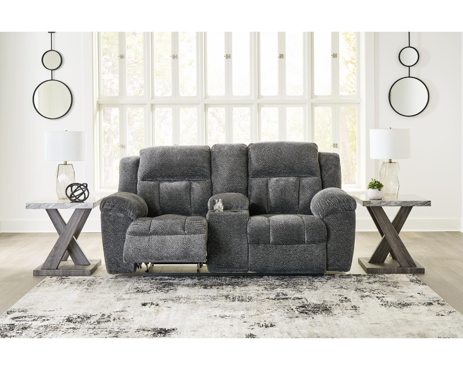 Frohn Reclining Loveseat with Console