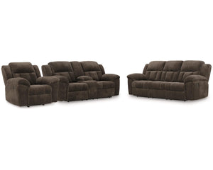 Frohn Reclining Sofa, Loveseat and Recliner