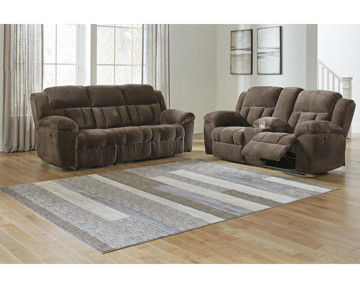 Frohn Reclining Sofa and Loveseat