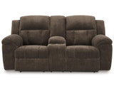 Loveseat reclinable Frohn con consola