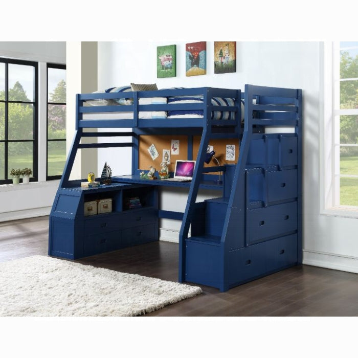Jason II Twin Loft Bed W/Storage