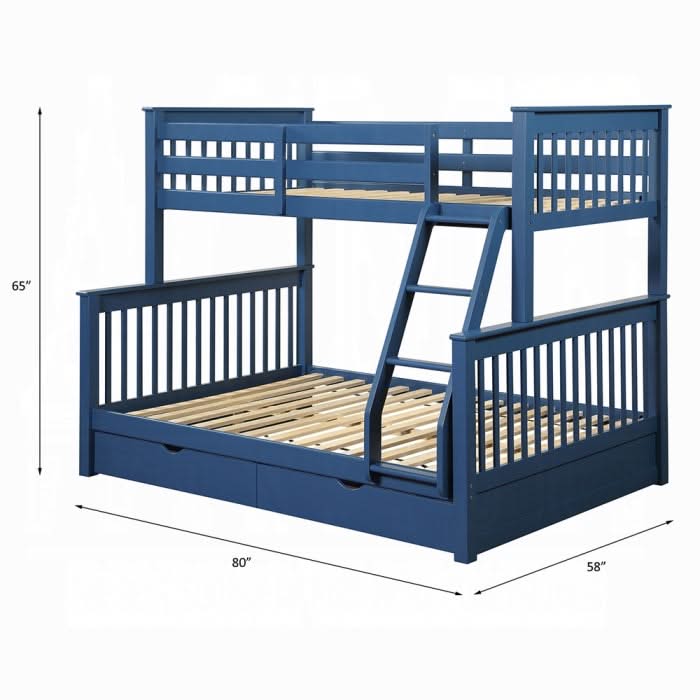 Haley II Twin/Full Bunk Bed W/Storage