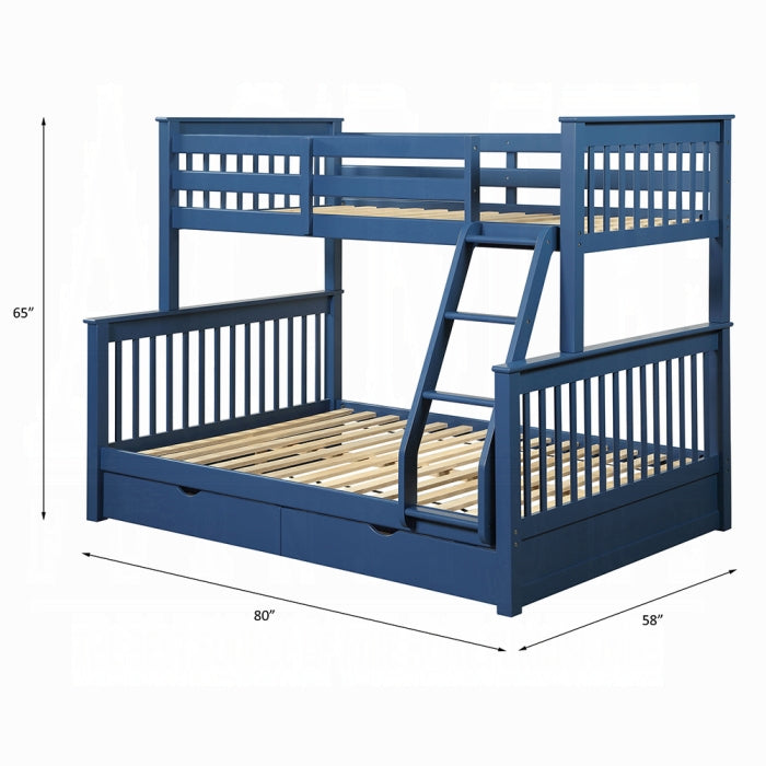 Haley II Twin/Full Bunk Bed W/Storage