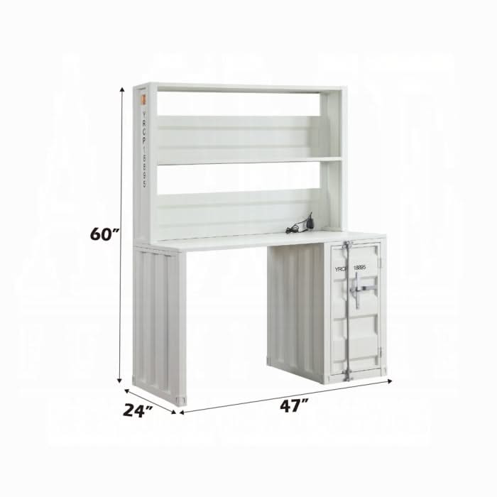 Cargo Writing Desk W/Hutch