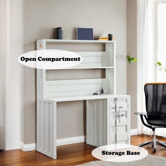 Cargo Writing Desk W/Hutch