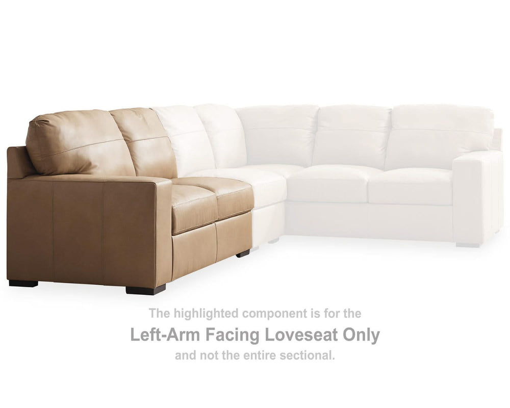 Loveseat Bandon con brazo izquierdo