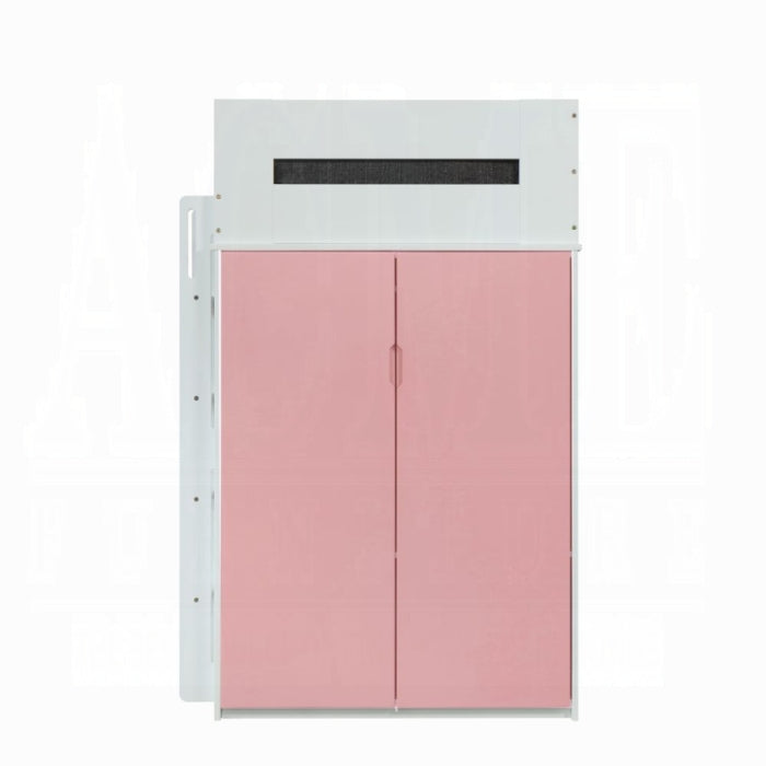 Nerice Twin Loft Bed W/Desk & Wardrobe